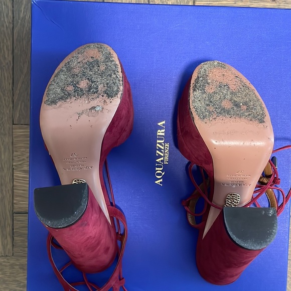 Aquazzura Austin plateau sandals 140 mm - Picture 7 of 11